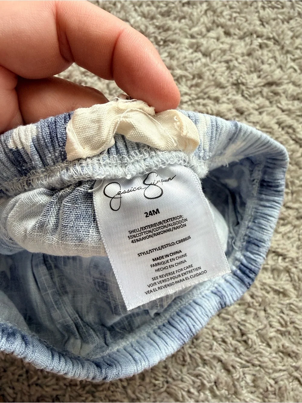 Jessica Simpson soft blue